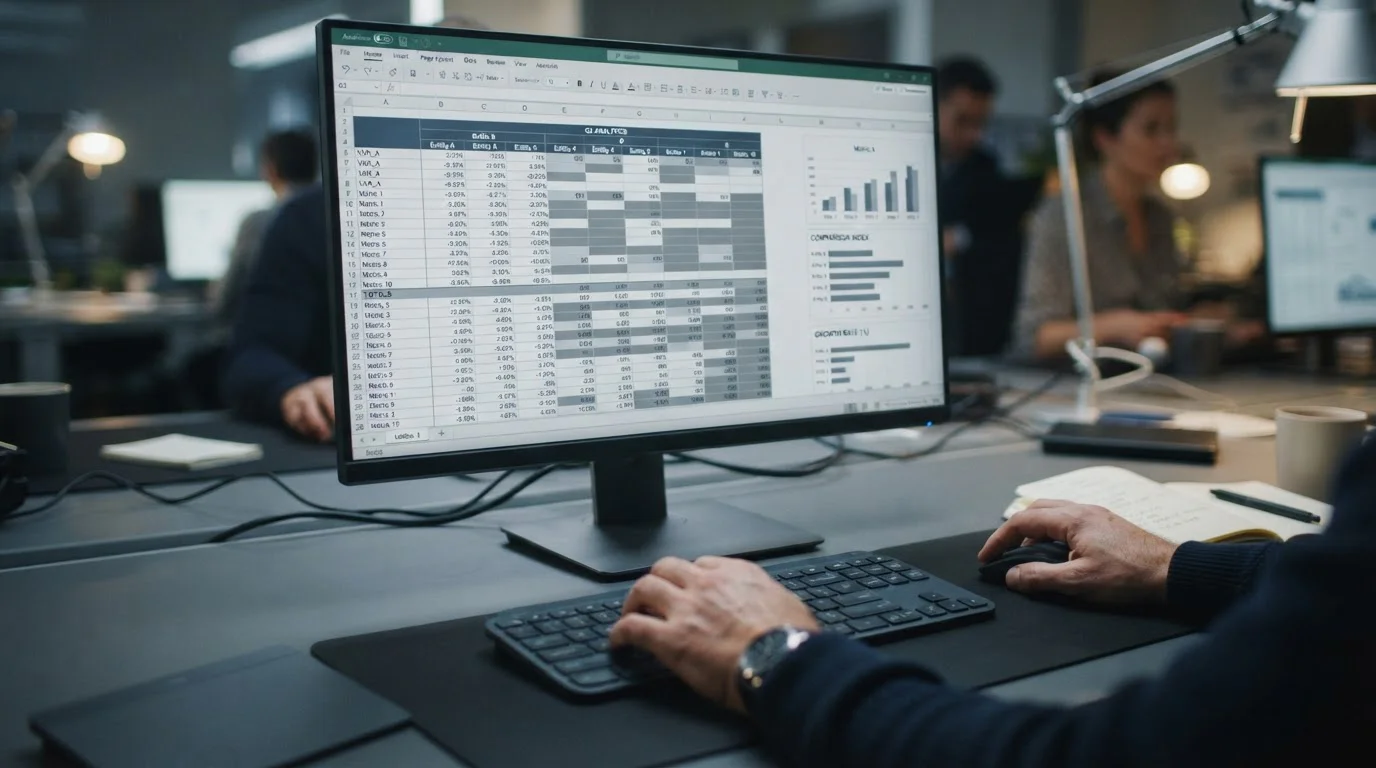 Vergleichsanalyse mehrerer Wettanbieter auf Computerbildschirm