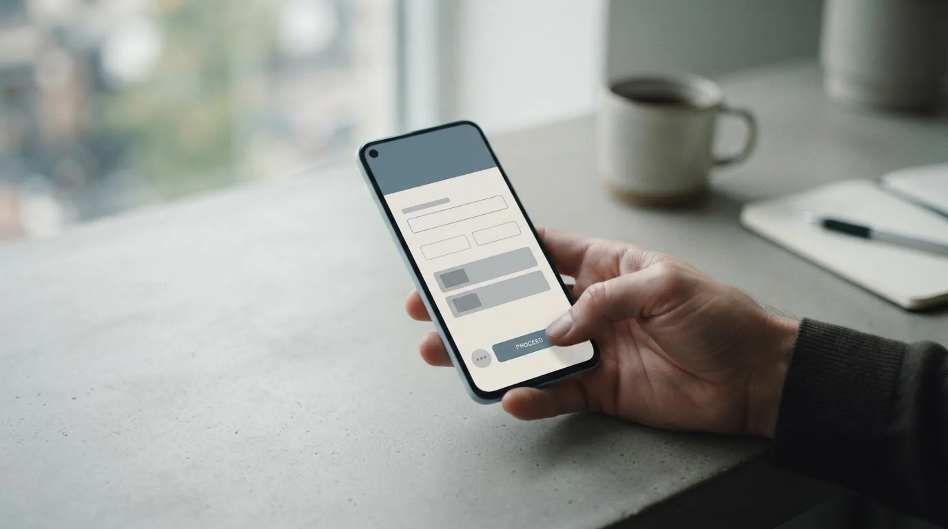 Smartphone mit Zahlungsschnittstelle für Prepaid-Einzahlung